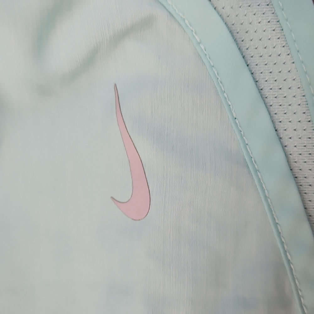 Women’s Nike Short Light  Blue/Green Running  Mefium - Picture 2 of 8